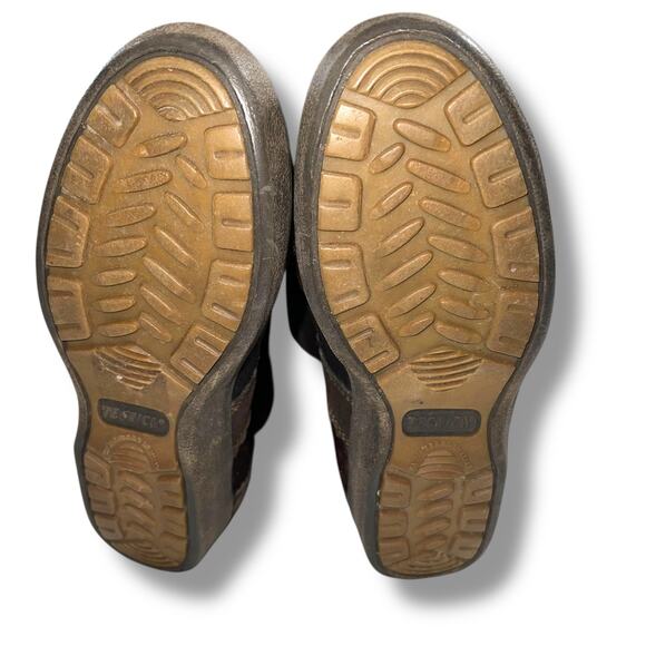 Vintage Tecnica Cow Hair Leather Winter Boots Italian Apres Scandia Brown Sz 37 - Picture 8 of 12